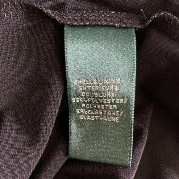 Ralph Lauren Colorblock Ruched Stretch Dress - Picture 12 of 12